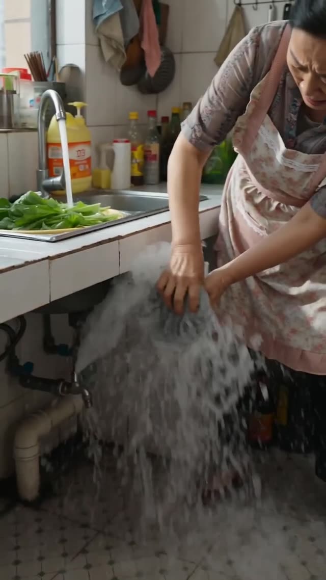 张大妈的水管爆了