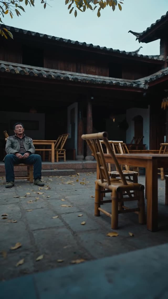 农家乐的空院子